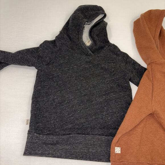 Childhoods Clothing Size 18-24 Months Gray Brown Hooded Sweatshirt Lot Sweater - Picture 4 of 10